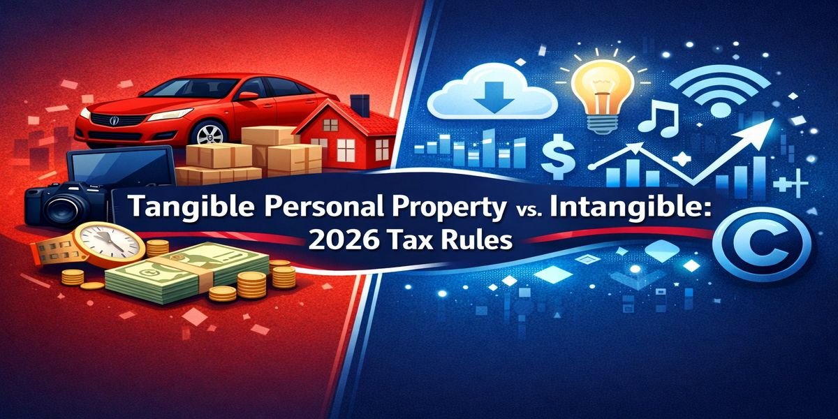 Tangible Personal Property vs. Intangible: 2026 Tax Rules