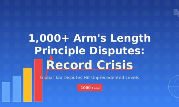 1,000+ Arm’s Length Principle Disputes: Record Crisis