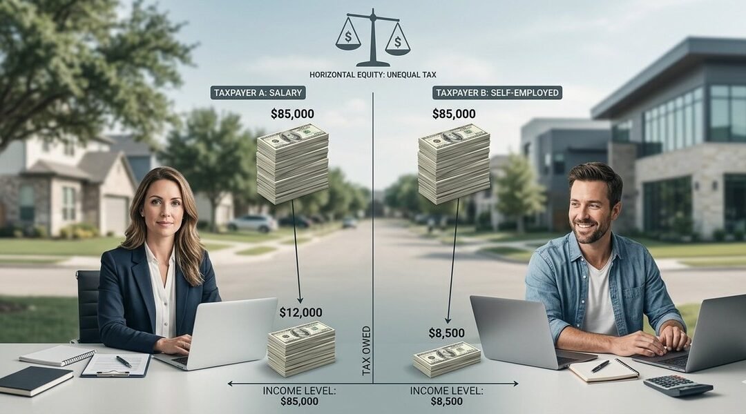 Horizontal Equity: Why the U.S. Tax Code Hits Neighbors Differently