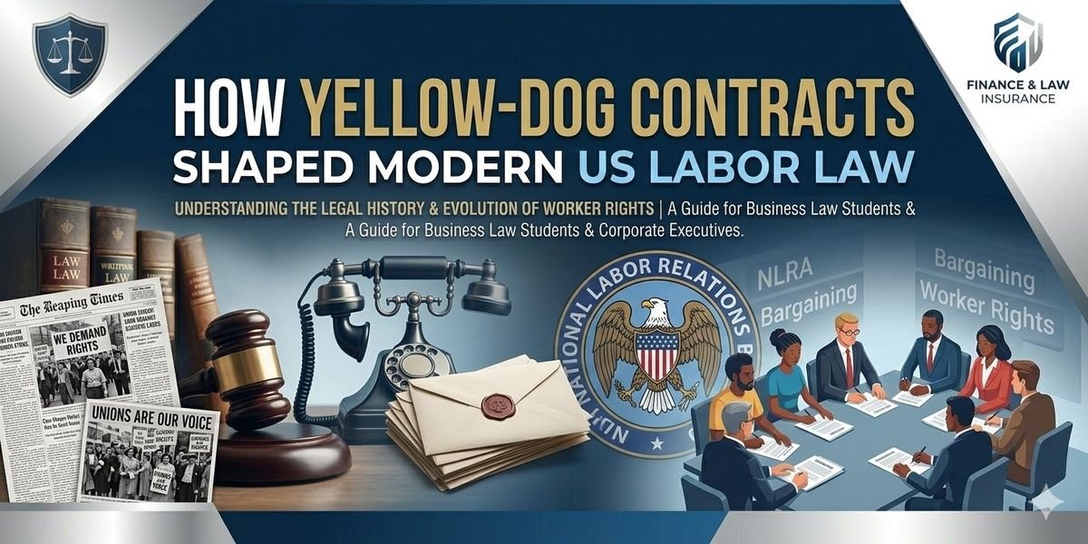 How Yellow-Dog Contracts Shaped Modern US Labor Law